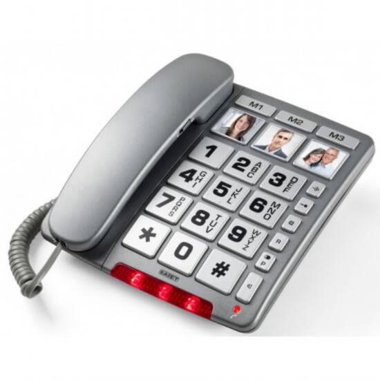 Telefono multifunzionale a tasti grandi personalizzabile con foto – vivavoce – family