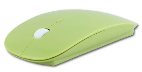 Mouse ottico wireless verde 1000 dpi con ricevitore usb