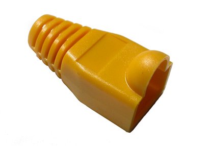 Copriconnettore per plug rj45 giallo