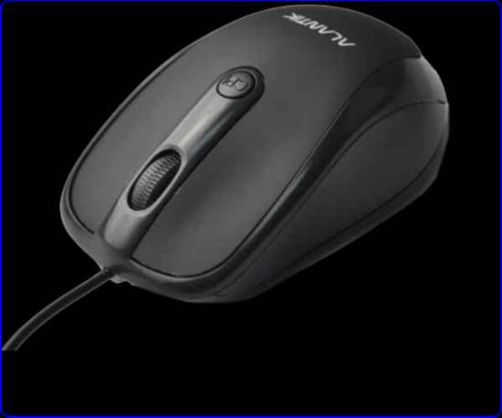 Mouse usb 4 tasti 1600dpi colore nero