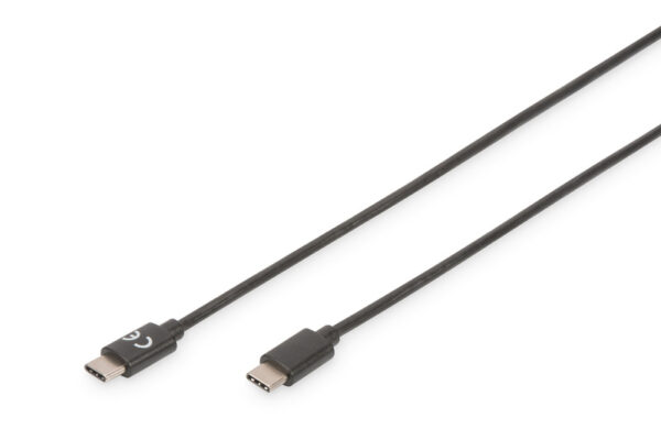 CAVO USB 2.0 TIPO-C M/M, 1.0 MT 3A NERO