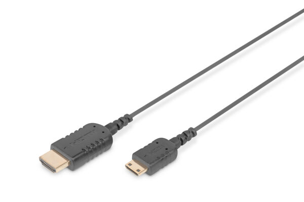 DIGITUS Cavo di collegamento HDMI High Speed, tipo C- A, altamente flessibile mt 2