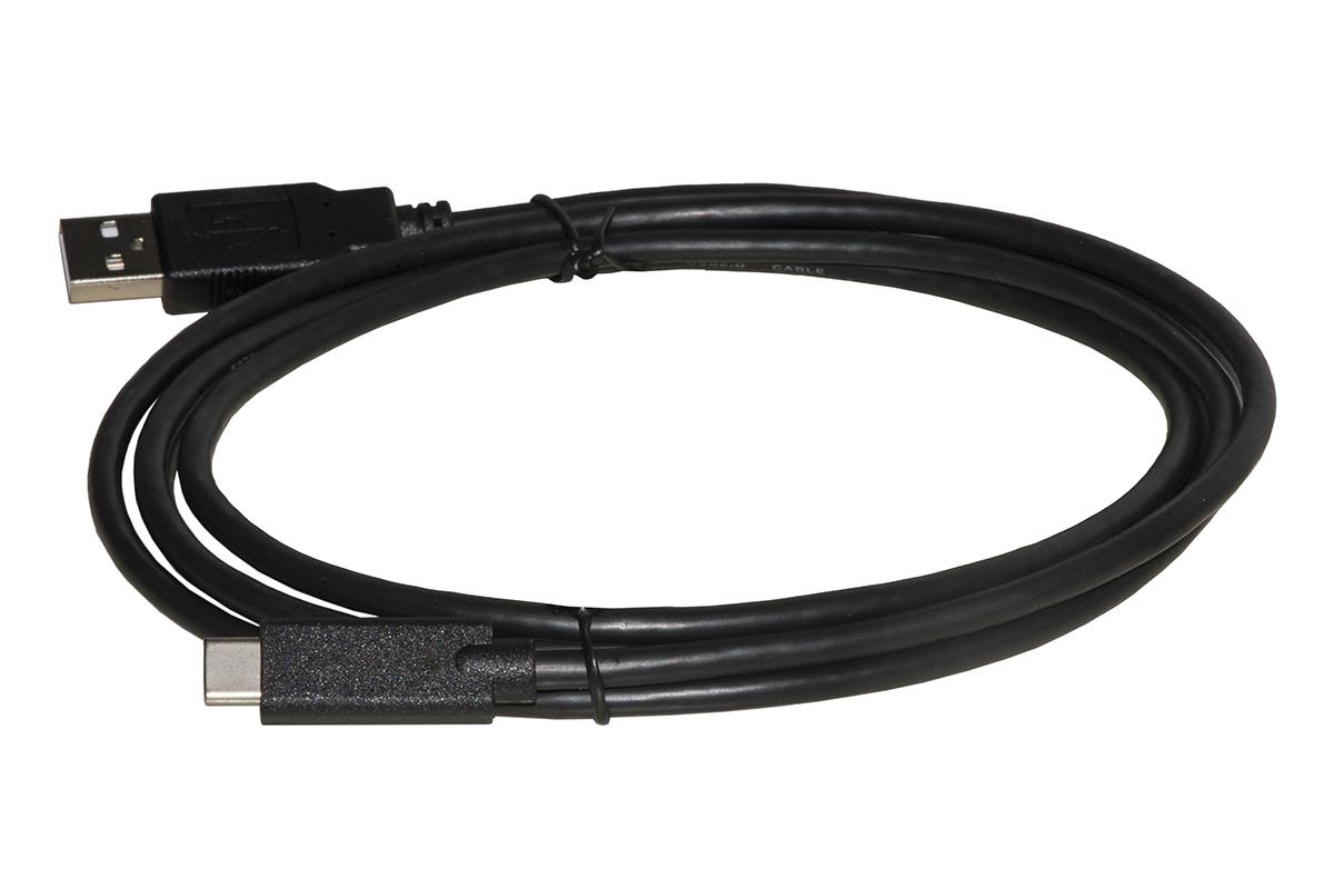 CAVO USB 2.0 “A” MASCHIO / USB-C ® MT 1,80 COLORE NERO