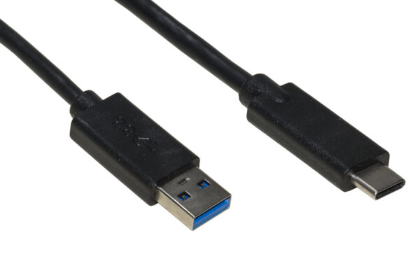 CAVO USB 3.0 A MASCHIO – USB-C PER RICARICA E SCAMBIO DATI IN RAME MT 1