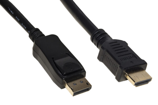 CAVO DISPLAYPORT 1.2 – HDMI ® 1.4 4Kx2K 30HZ CONTATTI DORATI MT 1,8