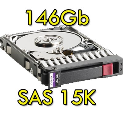 (REFURBISHED) Hard Disk per Server HP SAS 2.5 146Gb 15K Hot Swap per Proliant DL ML BL G5 G6 G7