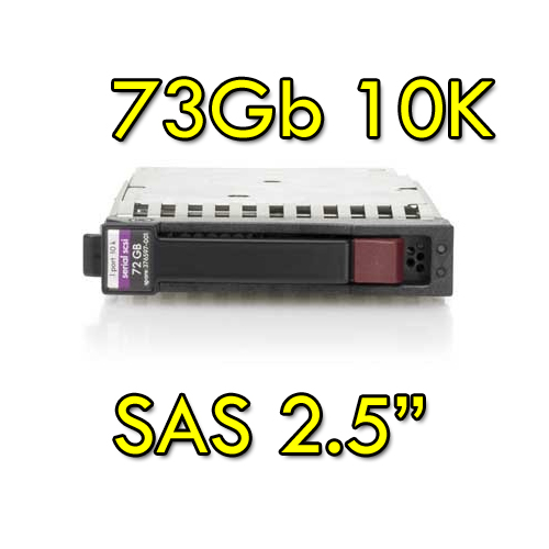 (REFURBISHED) Hard Disk per Server HP SAS 2.5 73Gb 10K Hot Swap per Proliant DL ML BL G5 G6 G7