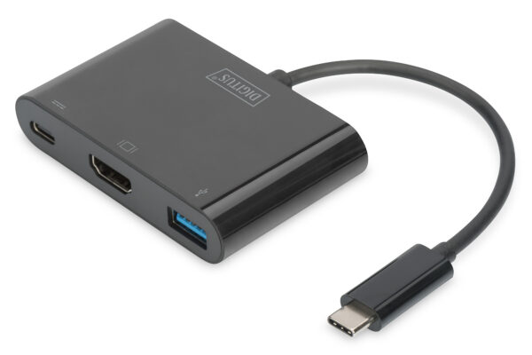 ADATTATORE USB TIPO C CON PORTE HDMI, USB 3.0, PORTA USB TIPO C DIGITUS