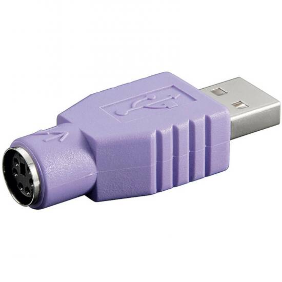 ADATTATORE USB MASCHIO – PS2 FEMMINA PER TASTIERA