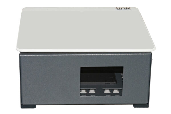 BOX PER DISPOSITIVI HOME CON PORTA IN VETRO BIANCA MM 265 (L) X 122(P) X 265 (A) WIFI BOX