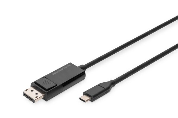 DIGITUS Cavo adattatore bidirezionale USB Type C <=> DisplayPort