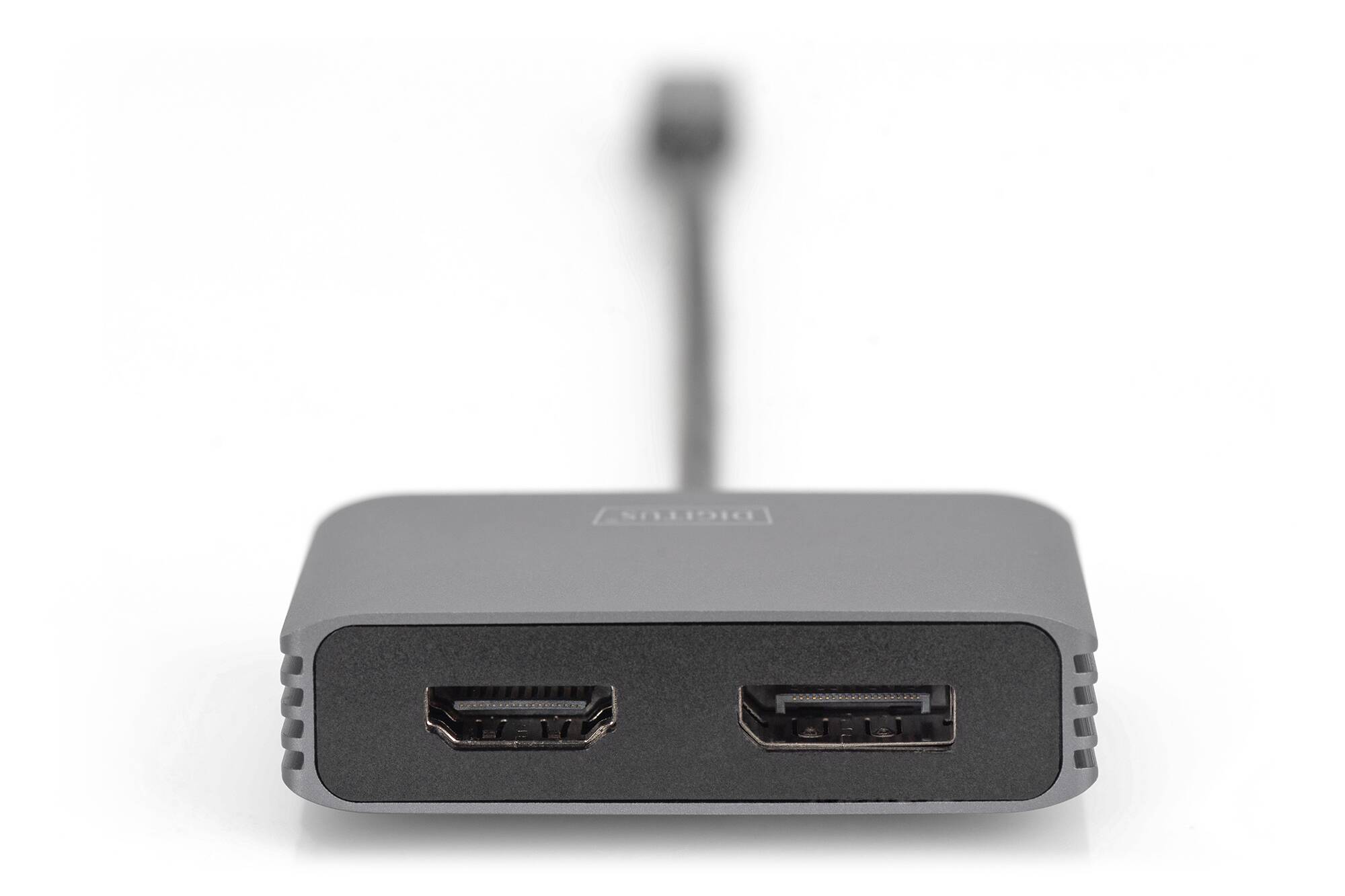 USB Type-C 4K 2-in-1 DisplayPort + HDMI Graphics Adapter