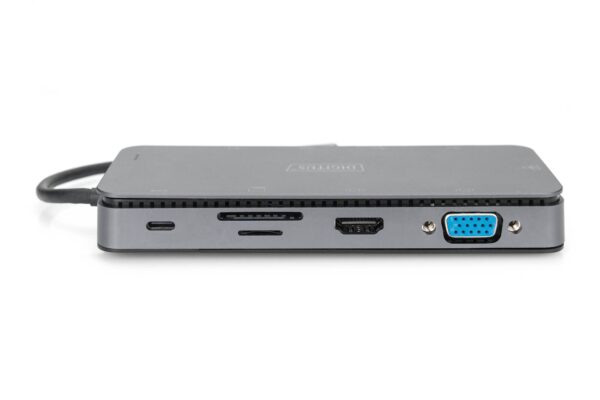DIGITUS Docking station a 11 porte USB-C con alloggiamento per SSD