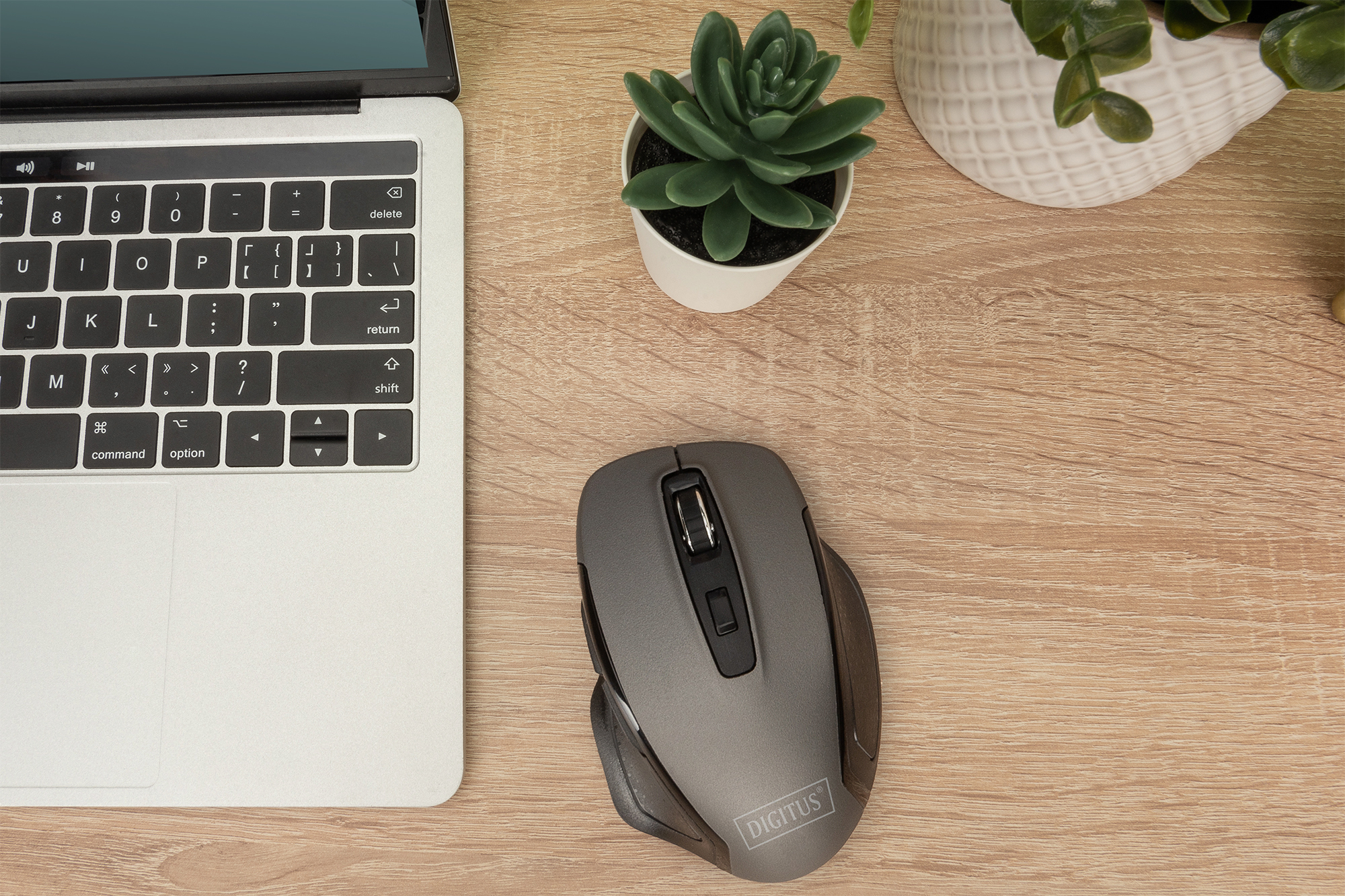 DIGITUS Mouse ottico wireless, 6 tasti, ergonomico