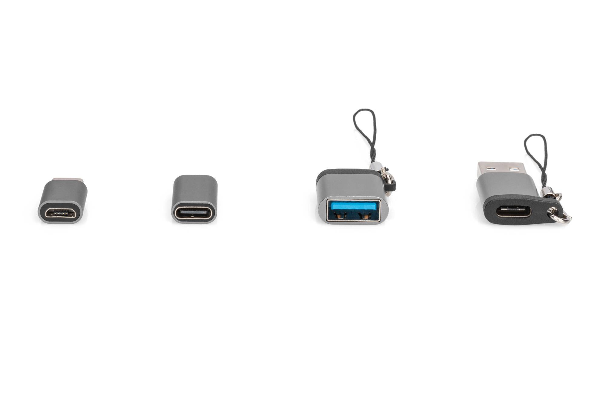 DIGITUS Set adattatore USB, 4 pezzi