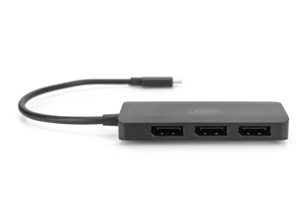 DIGITUS Hub video MST a 3 porte (USB-C -> 3 DisplayPort)