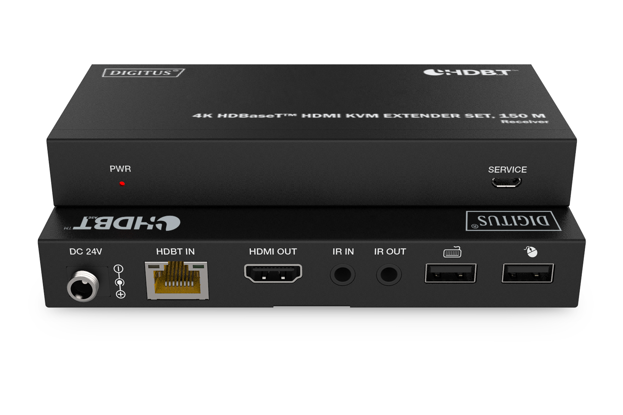 DIGITUS Set extender 4K HDBaseT HDMI KVM, 150 m