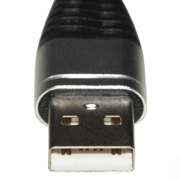 CAVO MICRO USB MT 1 GUAINA INTRECCIATA CON PROTEZIONE FLESSIBILE SUL CONNETTORE COLORE BIANCO