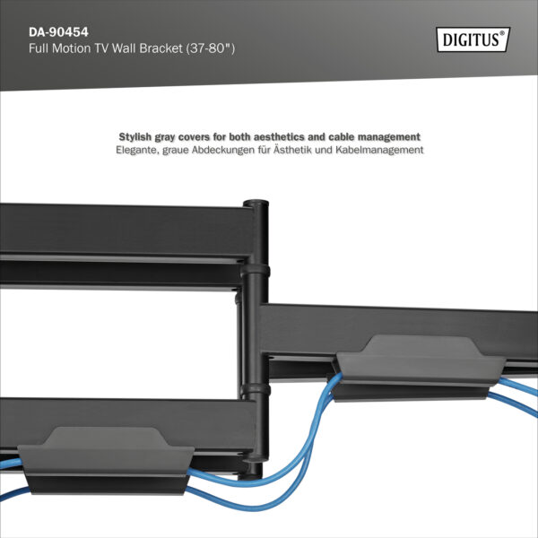 DIGITUS Supporto a parete per Full Motion TV (37-80″)