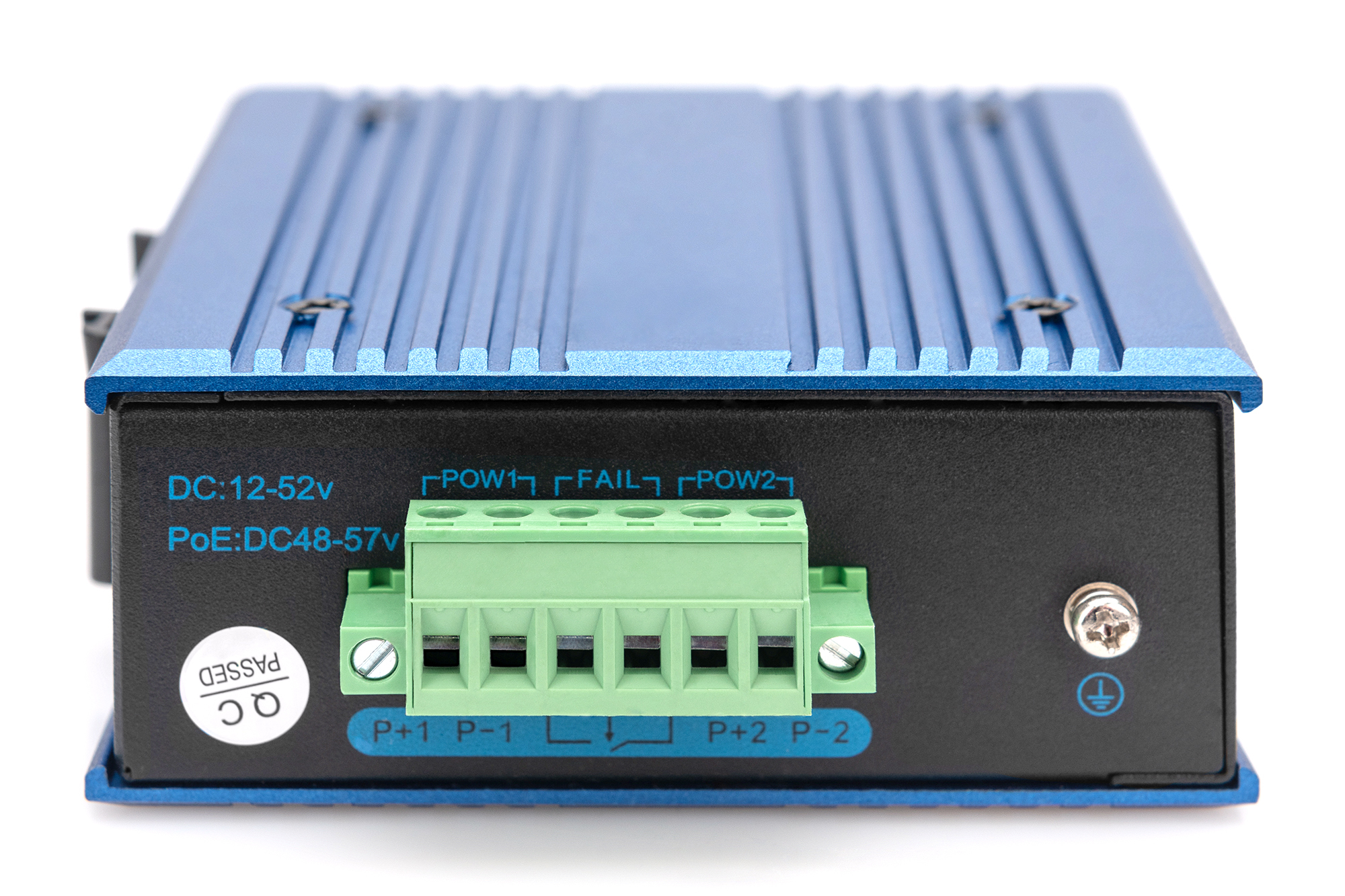DIGITUS Switch di rete Fast Ethernet a 4 porte, industriale, non gestito, 1 Uplink SFP