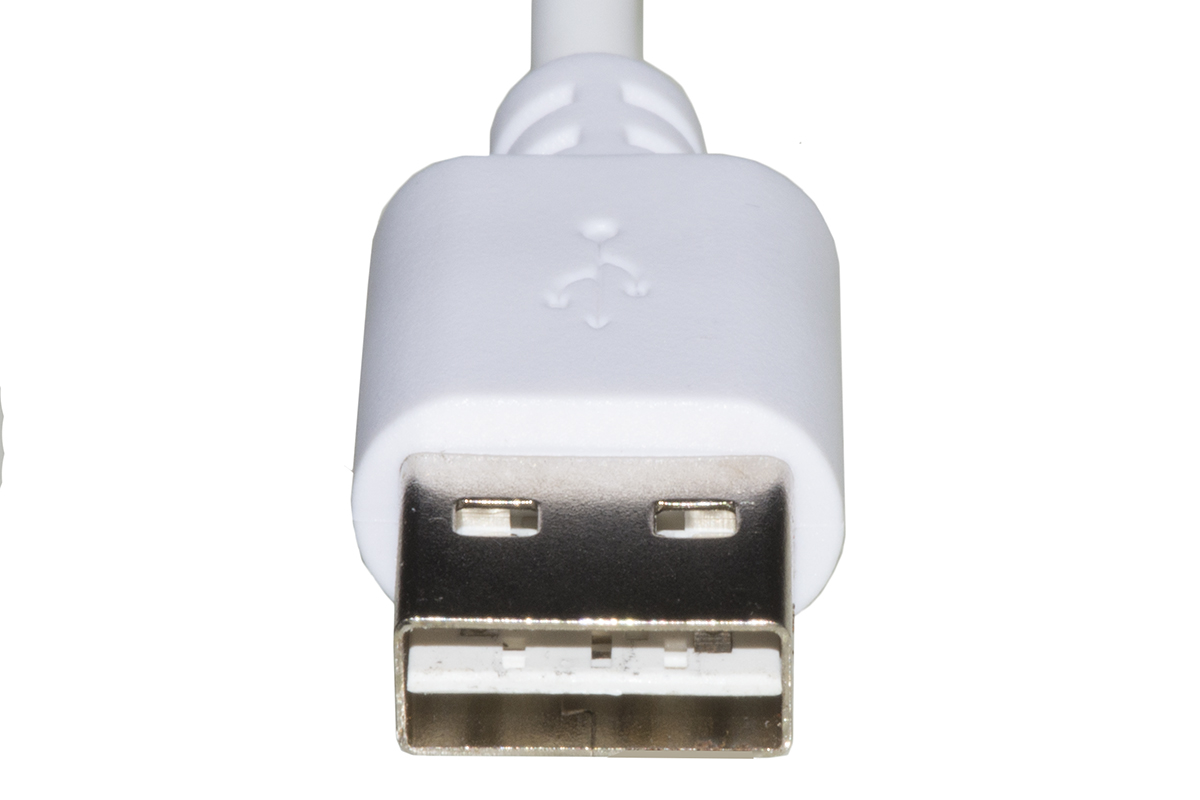 *CAVO USB – MICRO USB CON CONNETTORI REVERSIBILI  MT 1 COLORE BIANCO