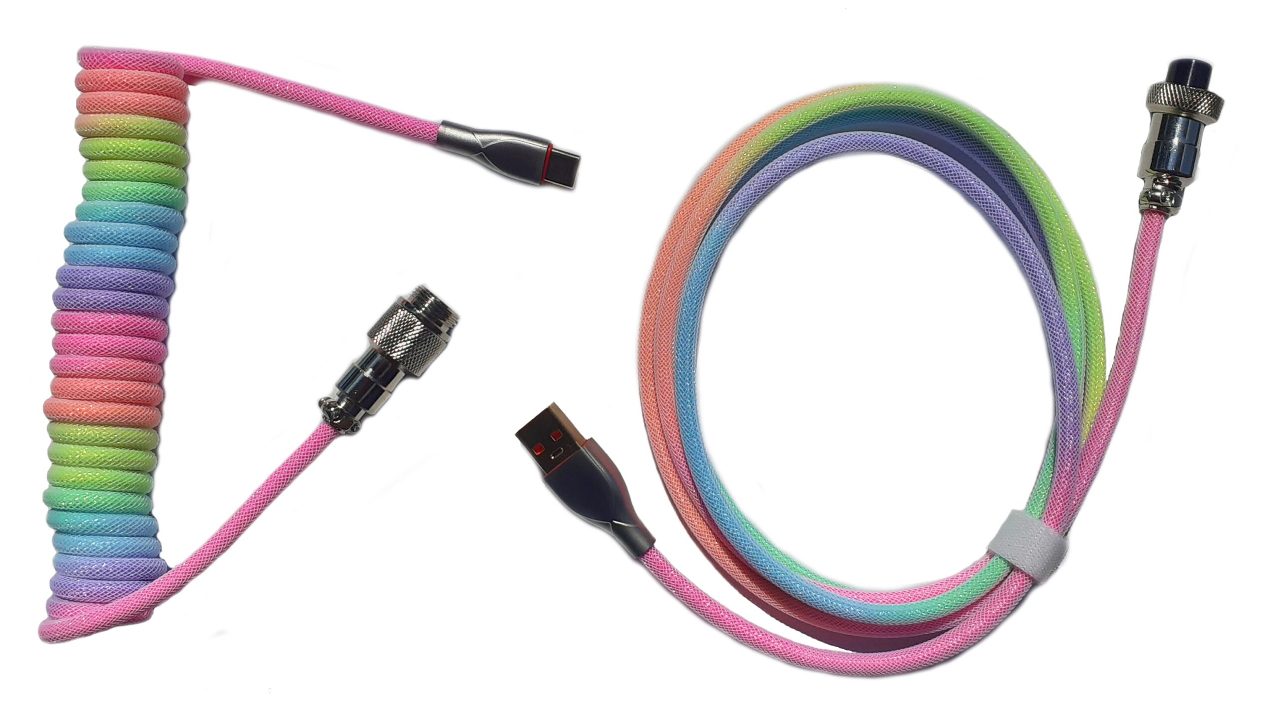 Coppia cavi Aviator USB rainbow