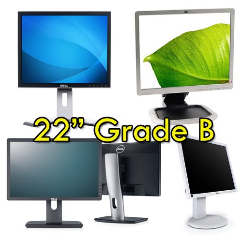 (REFURBISHED) Monitor LCD 22 Pollici Varie marche vari modelli [GRADE B]