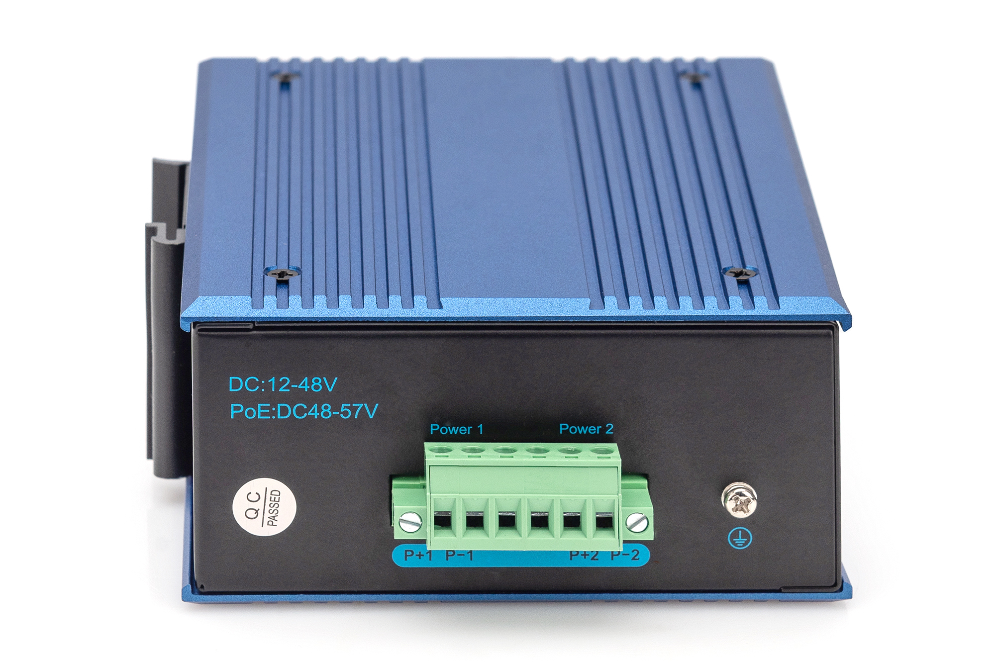 Switch Gigabit Ethernet PoE a 4+2 porte industriale