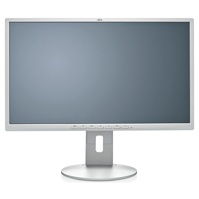 (REFURBISHED) Monitor Fujitsu B24-8 TE Pro 24 Pollici 1920×1080 USB VGA DVI DP Bianco [Grade B]